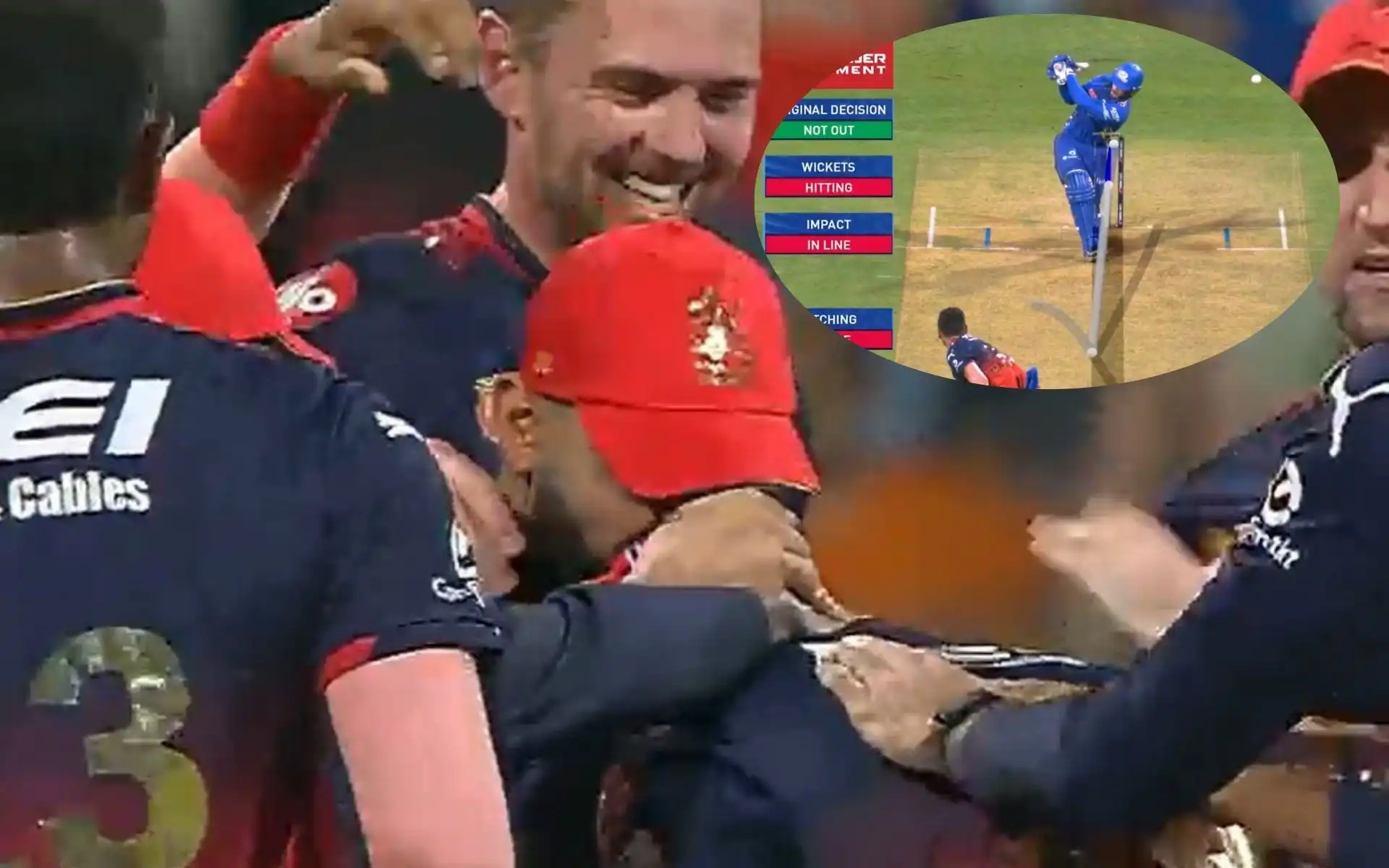 Virat Kohli Plants Kiss On Jitesh Sharma's Forehead After DRS Masterstroke To Remove Rickelton